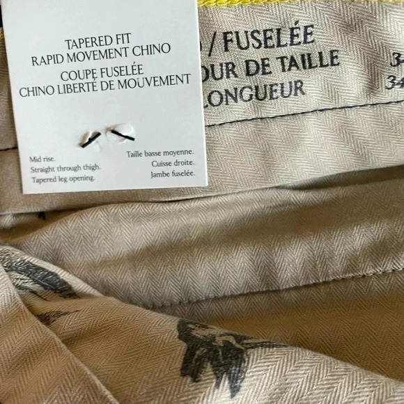 Banana Republic athletic  rapid movement Chino sz 34x34 - Picture 4 of 13